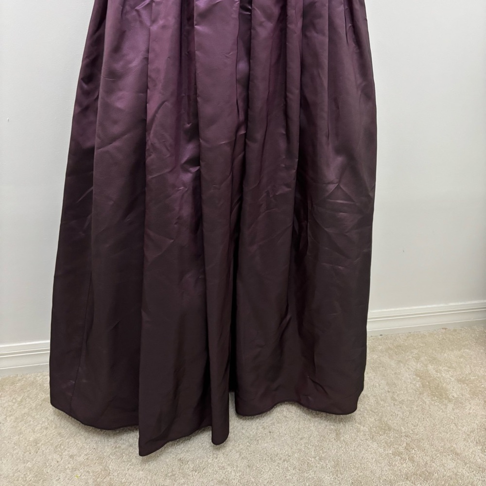 Vintage 90s Y2K Purple Corset Dress Jessica McClintock Gunne Sax Iridescent Prom - Picture 3 of 15